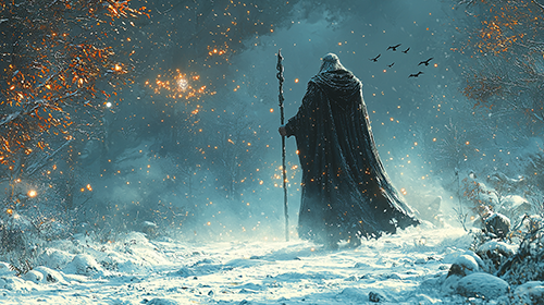 Odin the Wanderer and Sorcerer